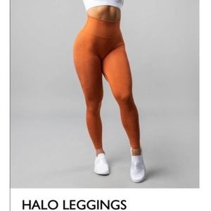 Alphalete Halo Leggings High Rise Burnt Orange Size XS